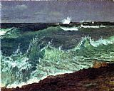 Albert Bierstadt Seascape painting